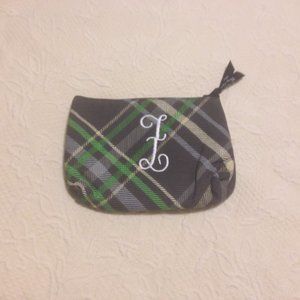 Thirty One cosmetic monogram "F"  bag